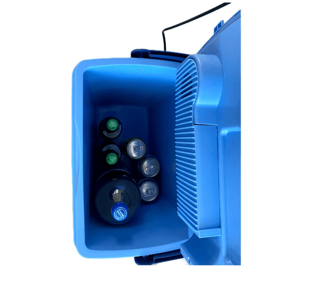 Chladící box 25litrů BLUE 230/12V displej s teplotou cena za den