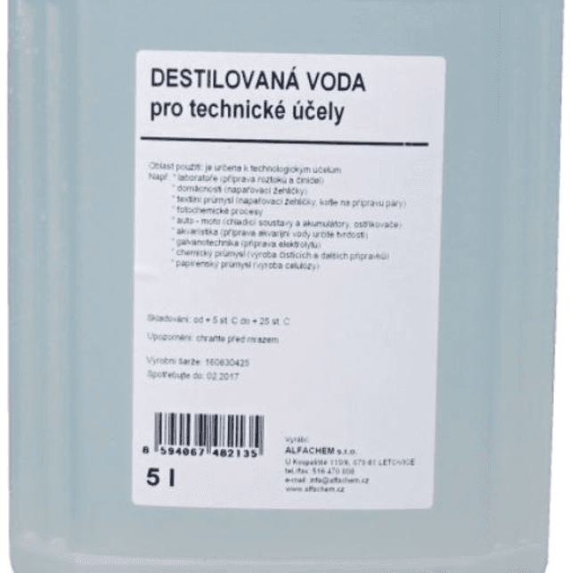 Destilovaná voda 5L VODA VODA5L