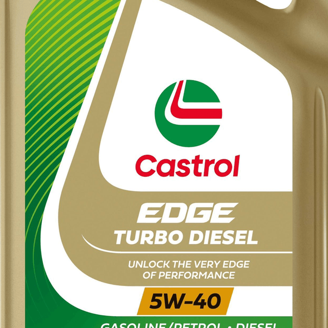 MOTOROVÝ OLEJ CASTROL EDGE TURBO DIESEL 5W40 5L - Viskózní třída 5W-40 CASTROL 5W40EDGETD5L