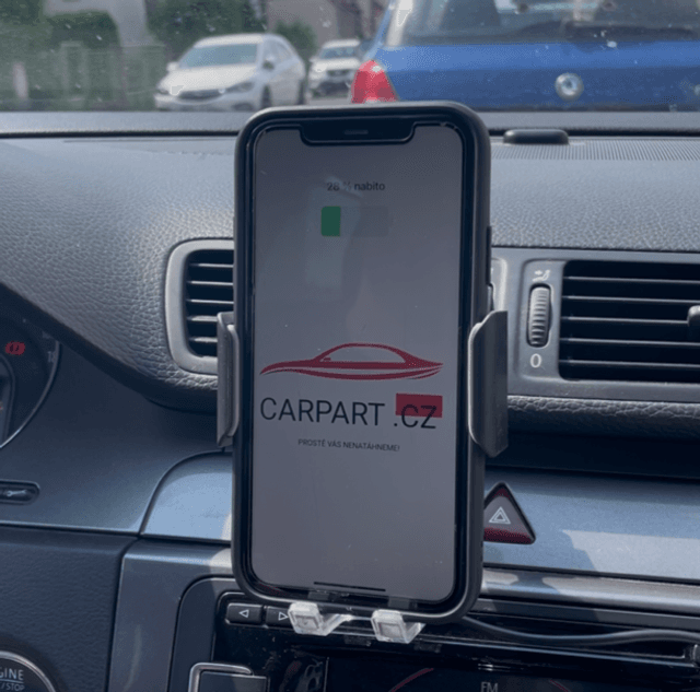Držák telefonu LUKE-X bezdrátové nabíjení 10W silver